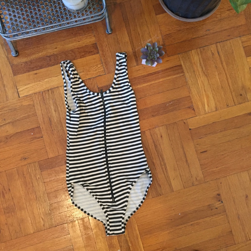 American Apparel Striped Bodysuit